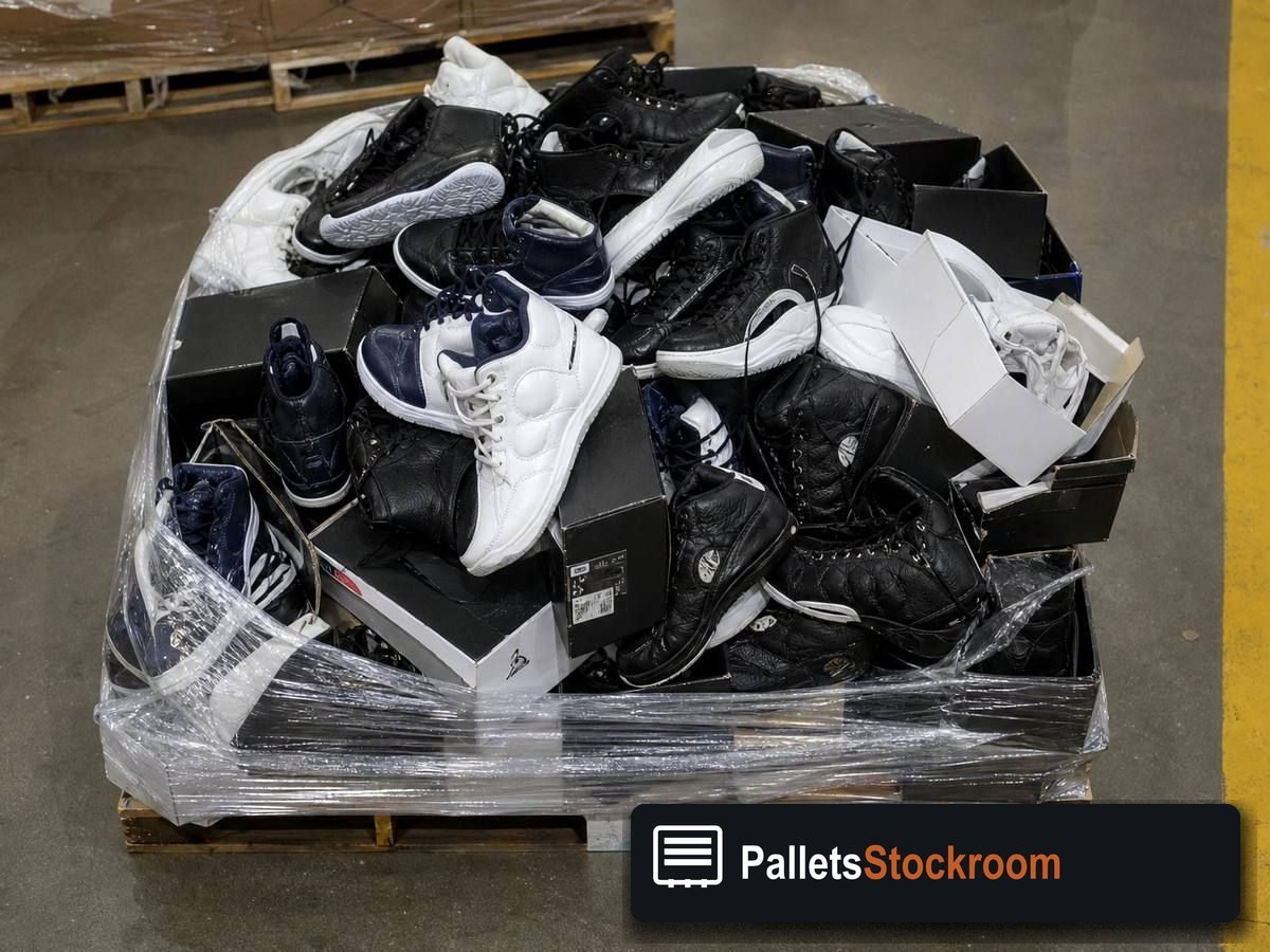Adidas Shoe Pallets — Warehouse / shipping context