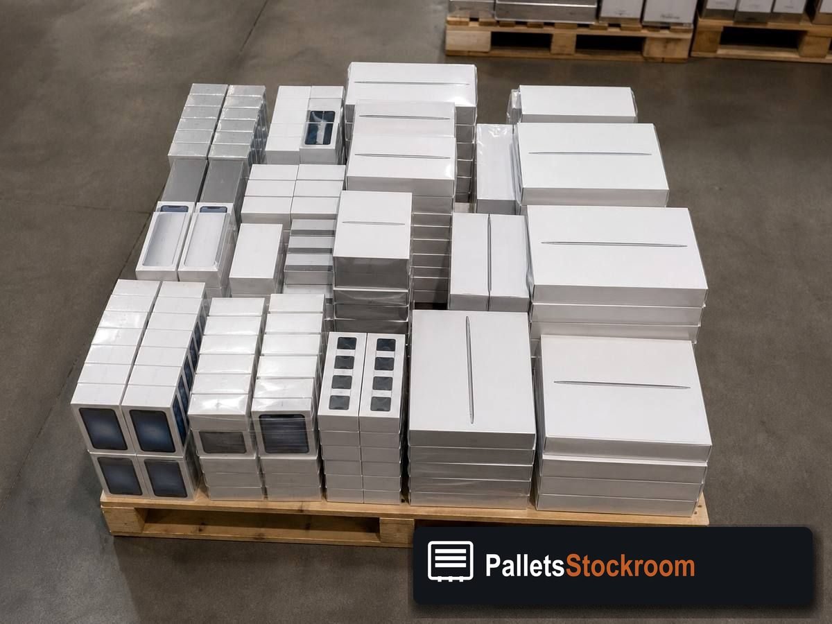 Apple Electronics Pallets — Second pallet angle