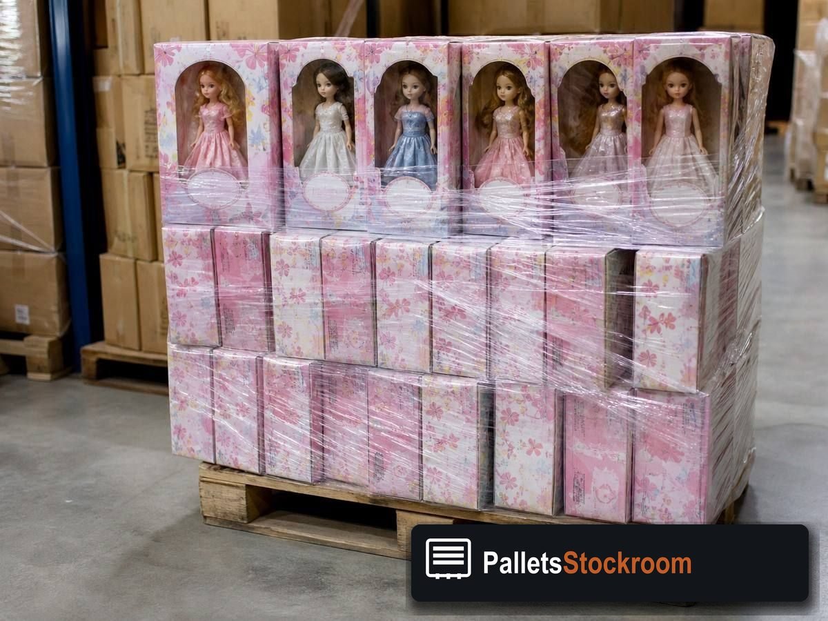 Barbie Pallets — Full pallet view
