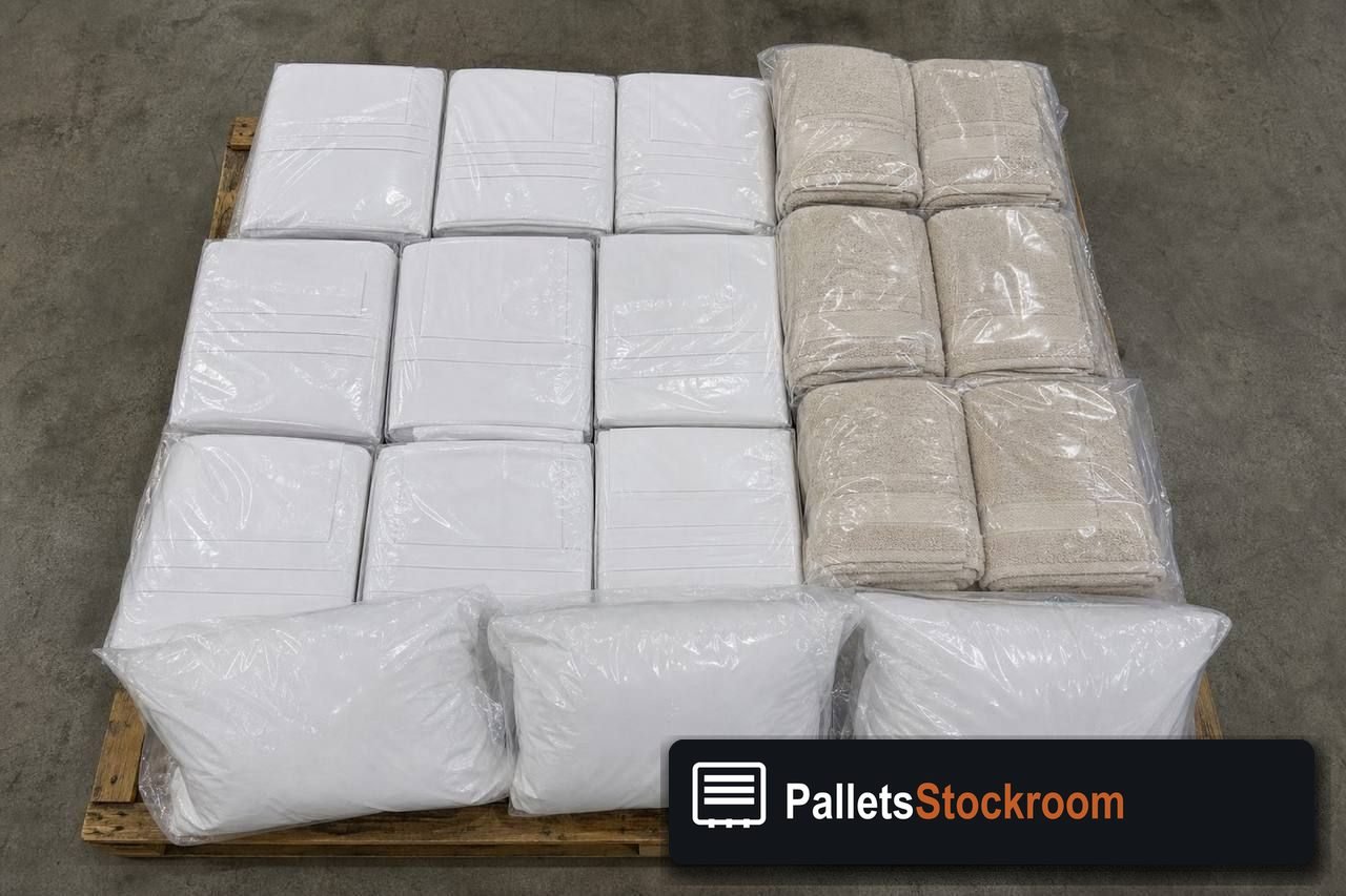 Bedding Pallets — Pallet inventory close-up