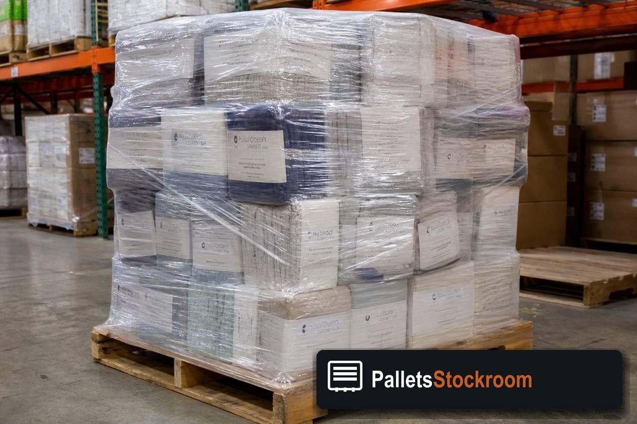 Bedding Pallets — Warehouse / shipping context