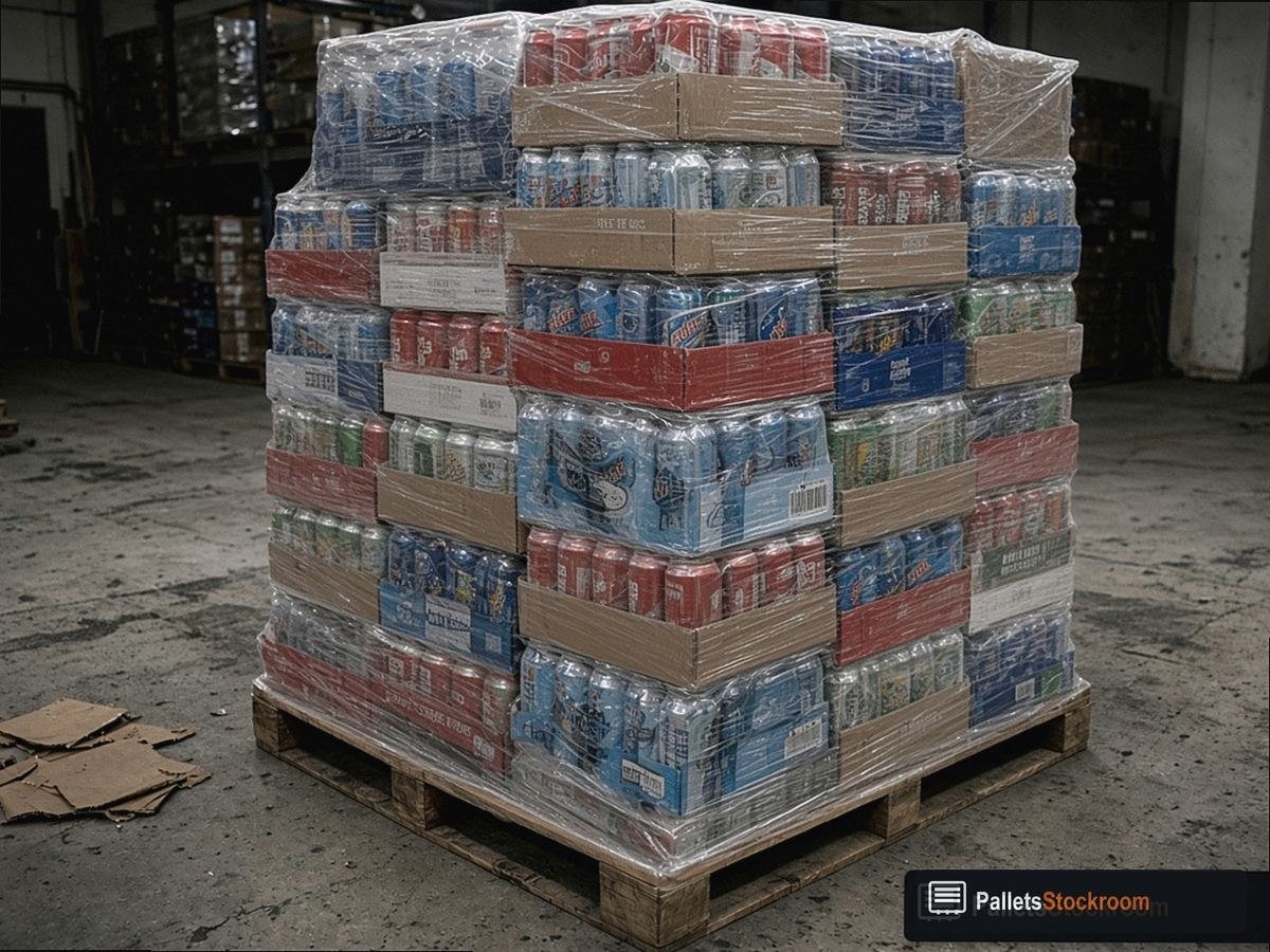 Beverage Drink Pallets — Product detail — inventory close-up