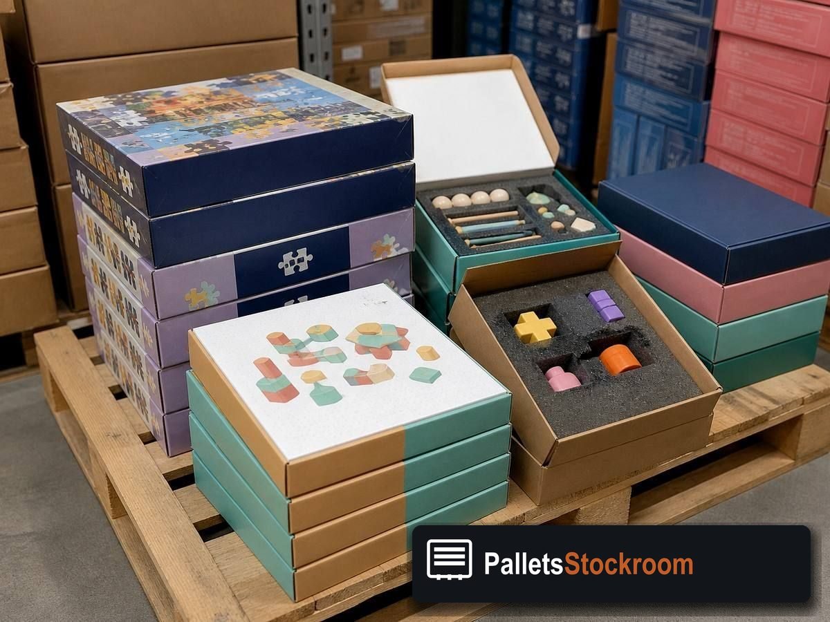 Board Game Pallets — Warehouse / shipping context