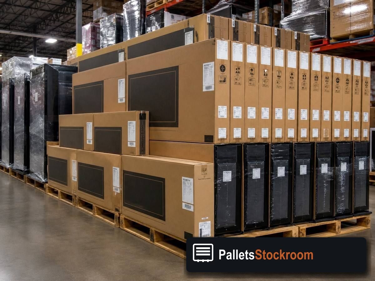 Computer Pallets — Full pallet view