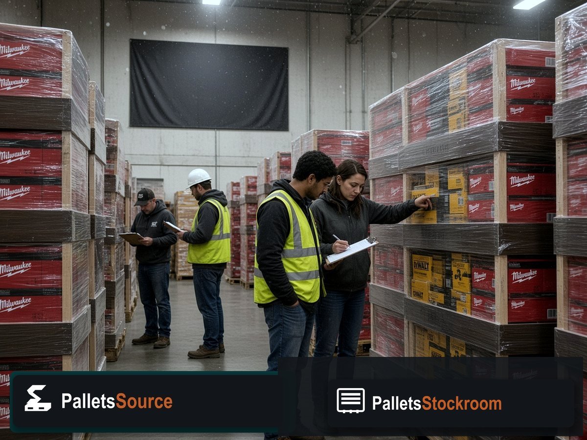 Contractor Tool Liquidation Pallets — Product detail — inventory close-up