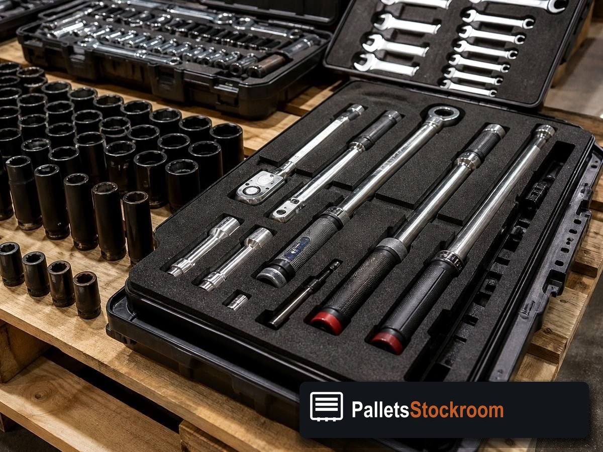 Craftsman Tool Pallets — Pallet inventory close-up