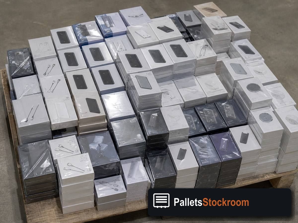 Customer Return Electronics Pallets — Second pallet angle