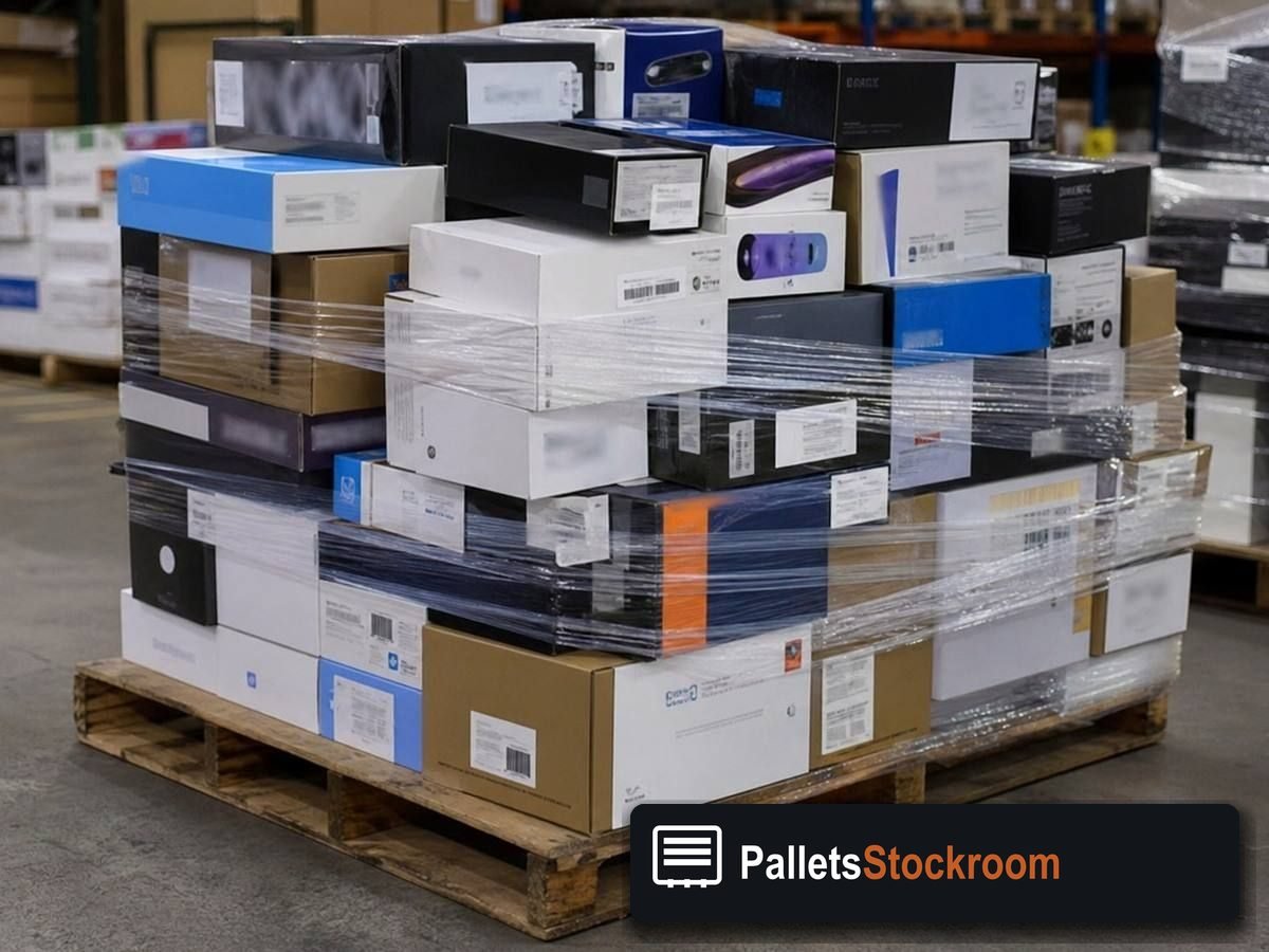 Customer Return Electronics Pallets — Contents / packed goods detail