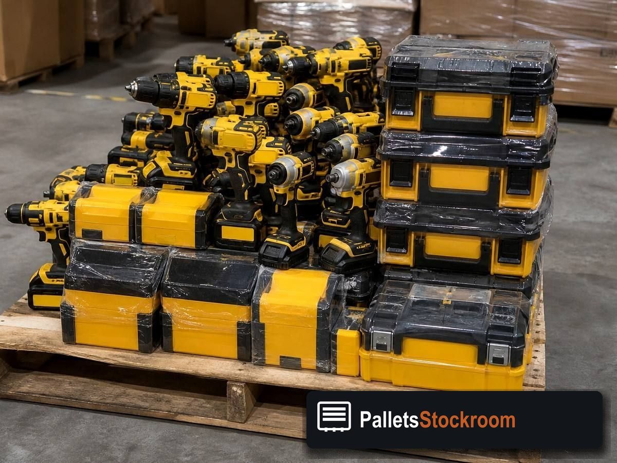 DeWalt Tool Pallets — Full pallet view