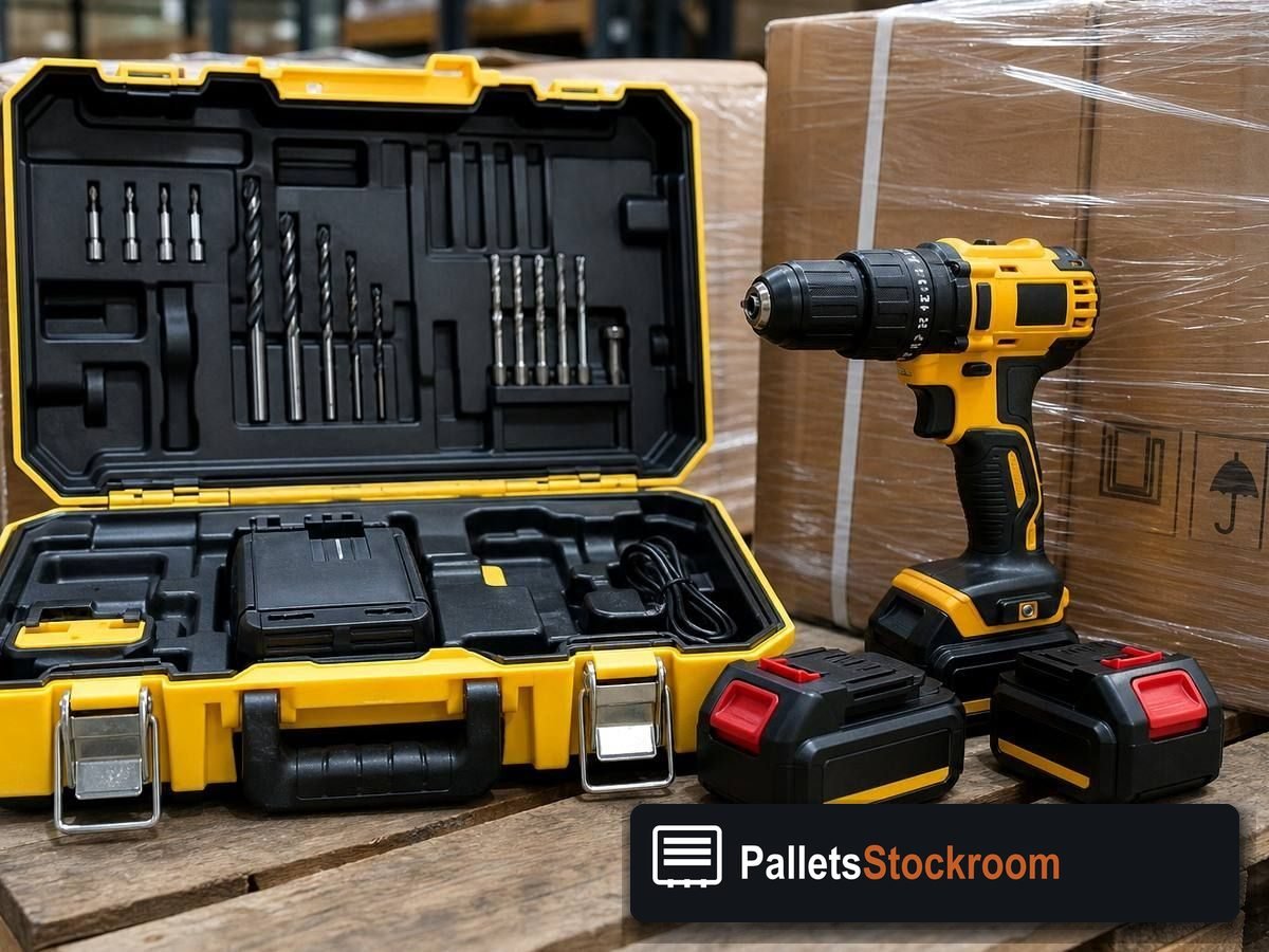 DeWalt Tool Pallets — Pallet inventory close-up