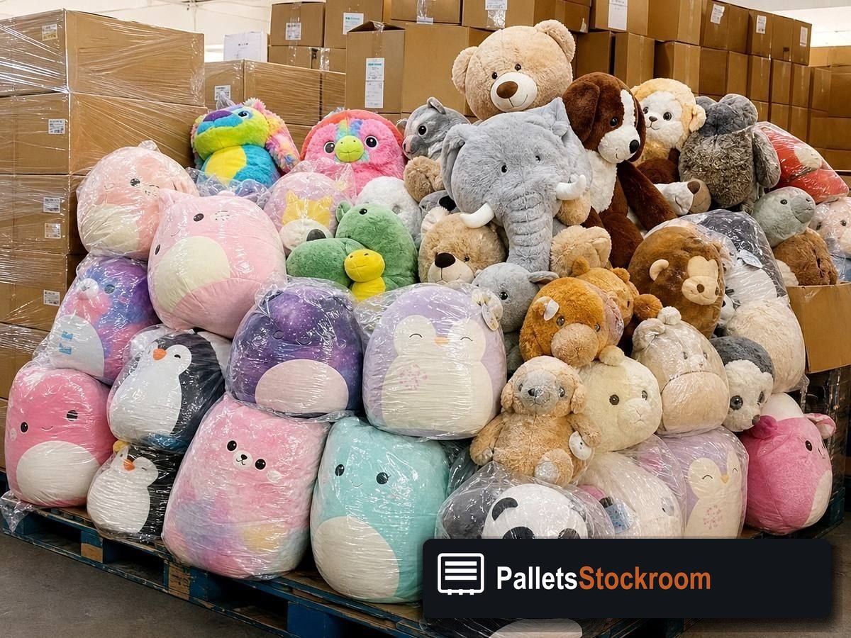 Disney Toy Pallets — Pallet inventory close-up