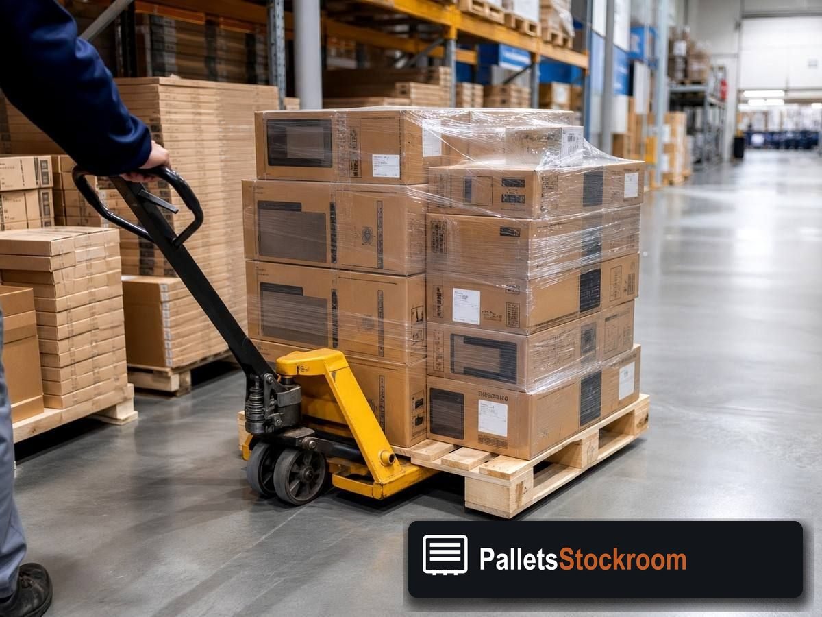 Electronics Liquidation Pallets — Second pallet angle