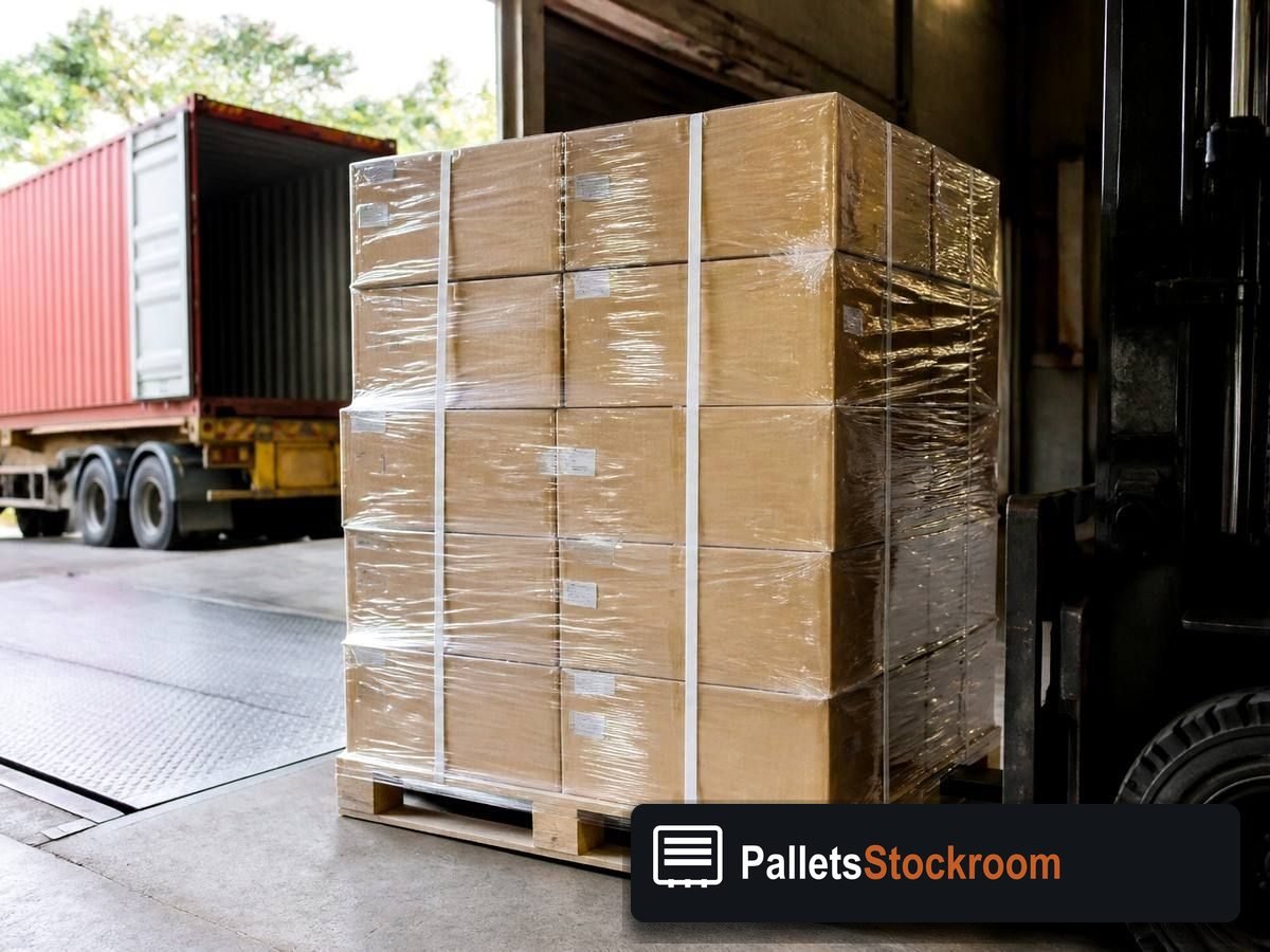 Electronics Pallets — Full pallet view