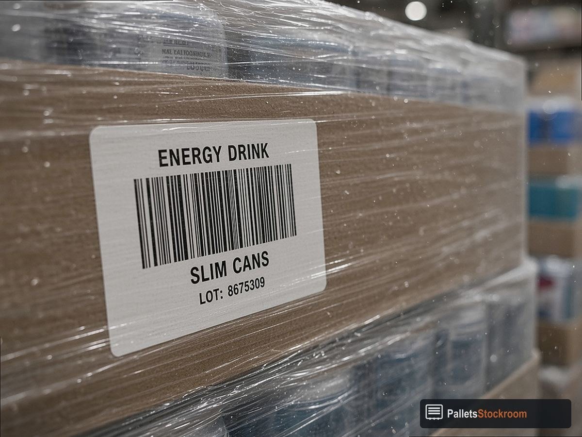 Energy Drink Pallets — Assorted units from the lot