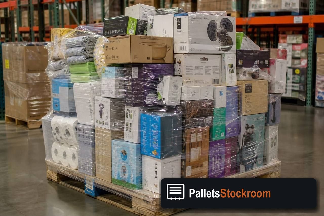 General Merchandise Pallets — Full pallet view