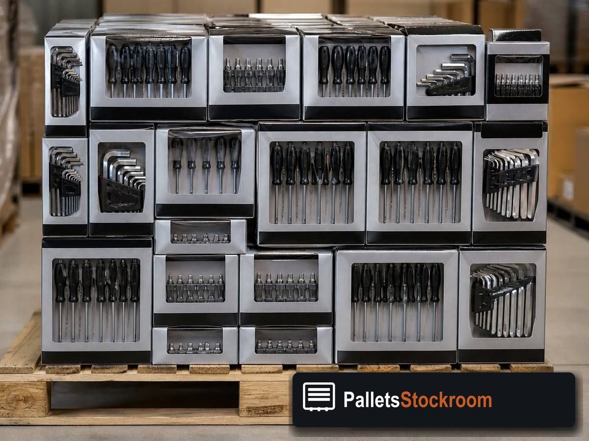 Hand Tool Pallets — Pallet inventory close-up