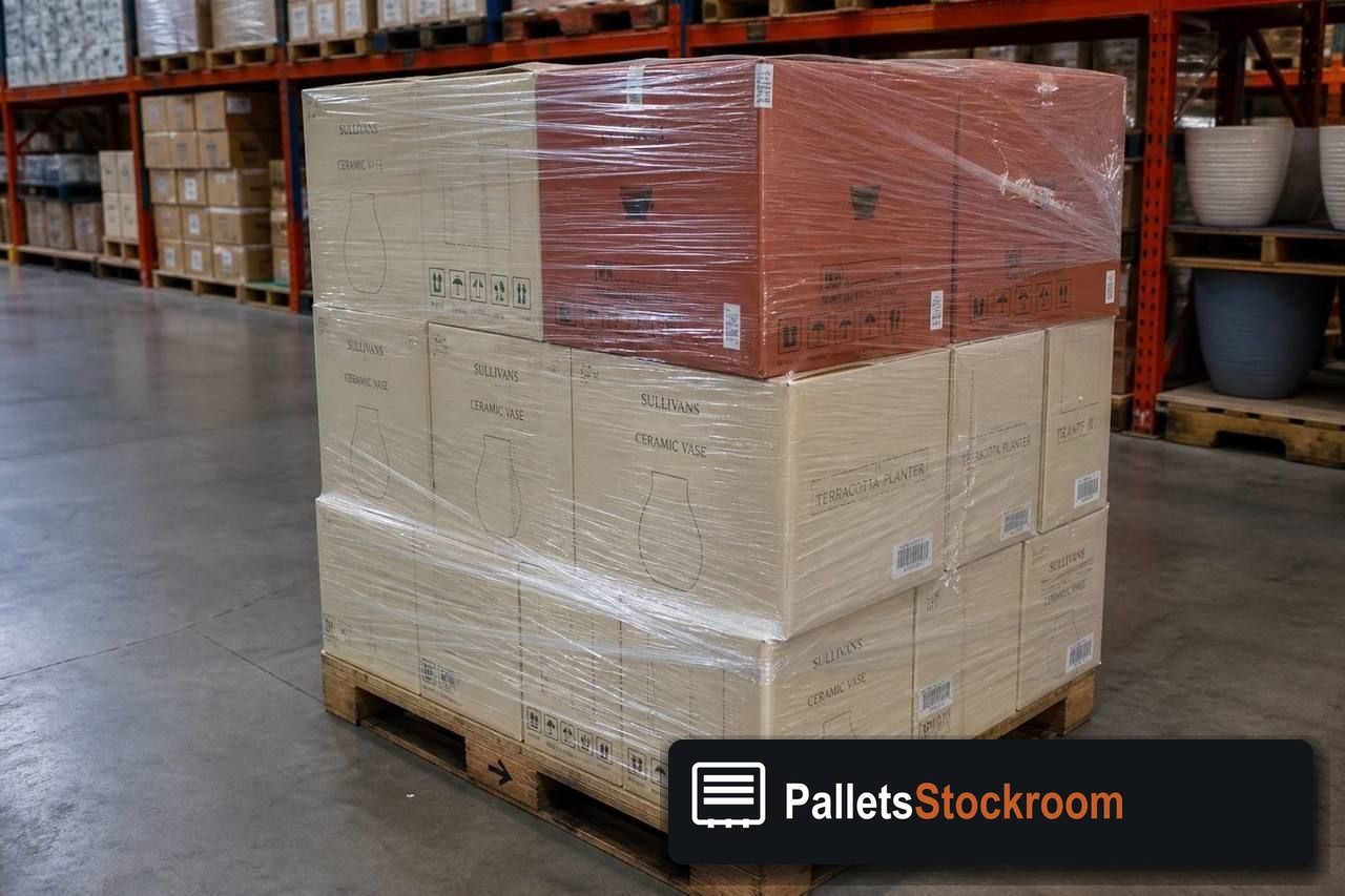 Home Decor Pallets — Warehouse / shipping context
