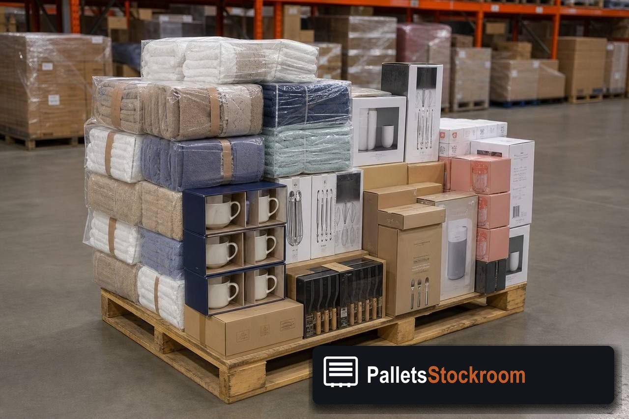 Home Goods Pallets — Full pallet view