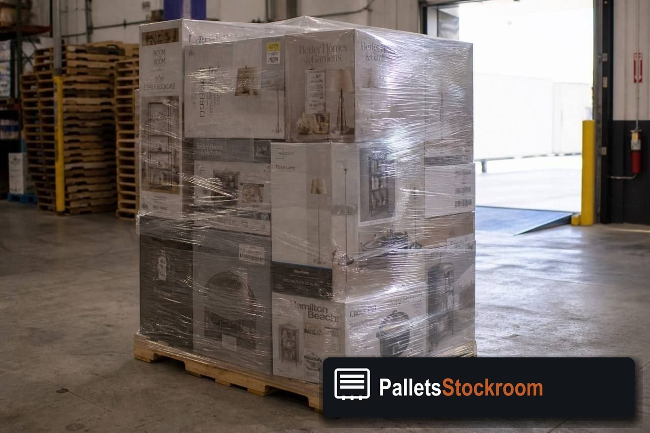 Home Goods Pallets — Warehouse / shipping context