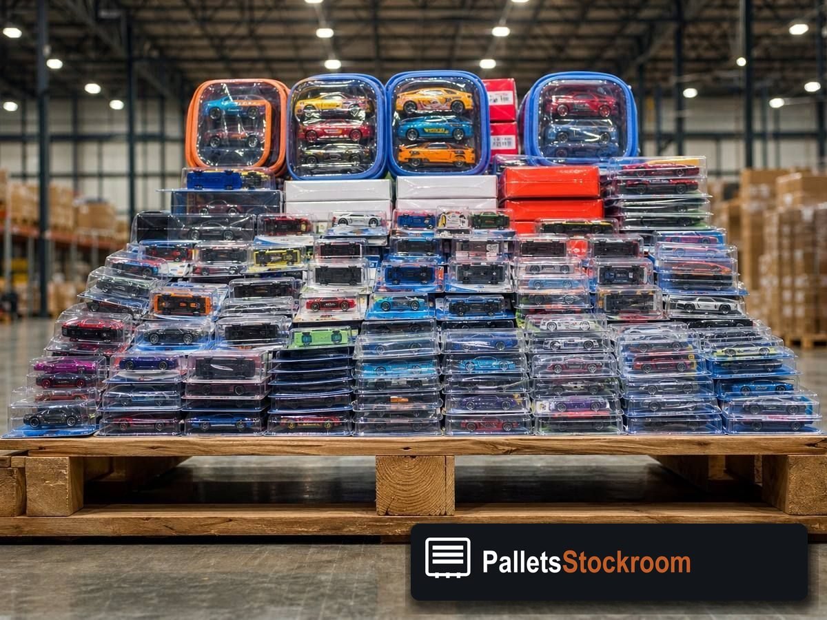 Hot Wheels Pallets — Full pallet view