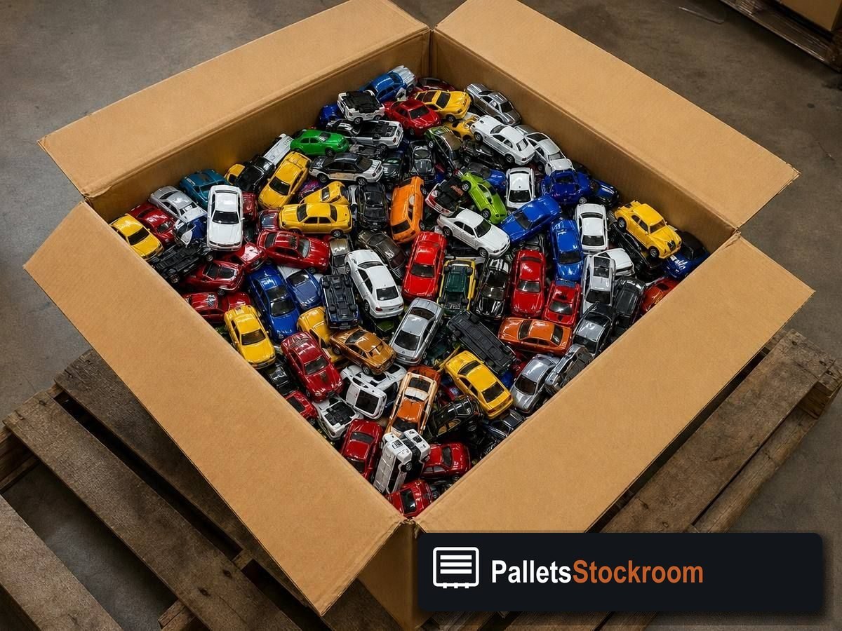 Hot Wheels Pallets — Pallet inventory close-up