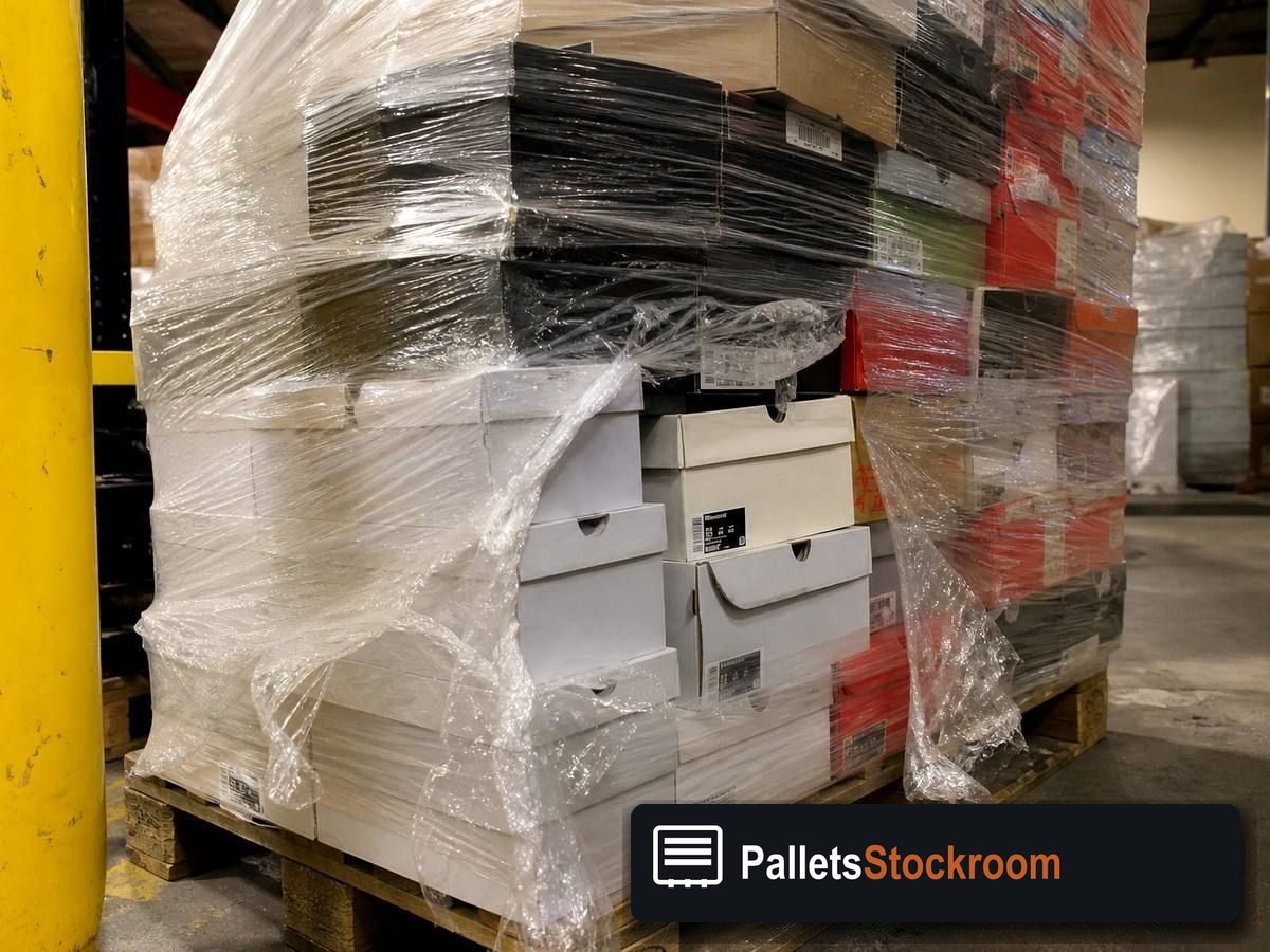 Jordan Shoe Pallets — Second pallet angle