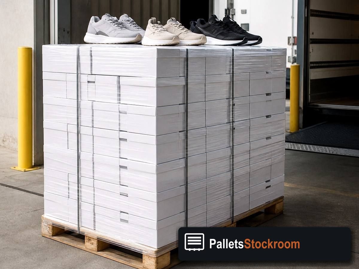 Jordan Shoe Pallets — Contents / packed goods detail
