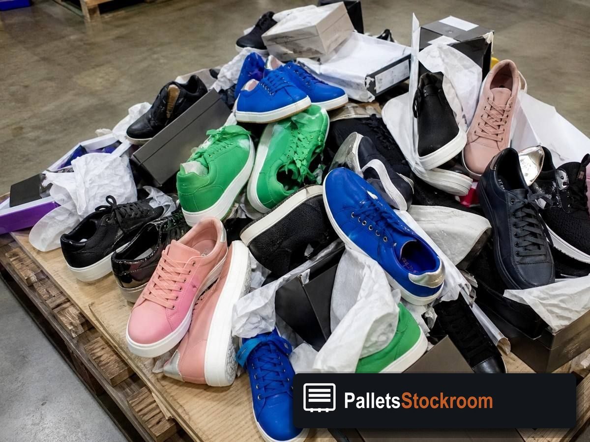 Jordan Shoe Pallets — Warehouse / shipping context