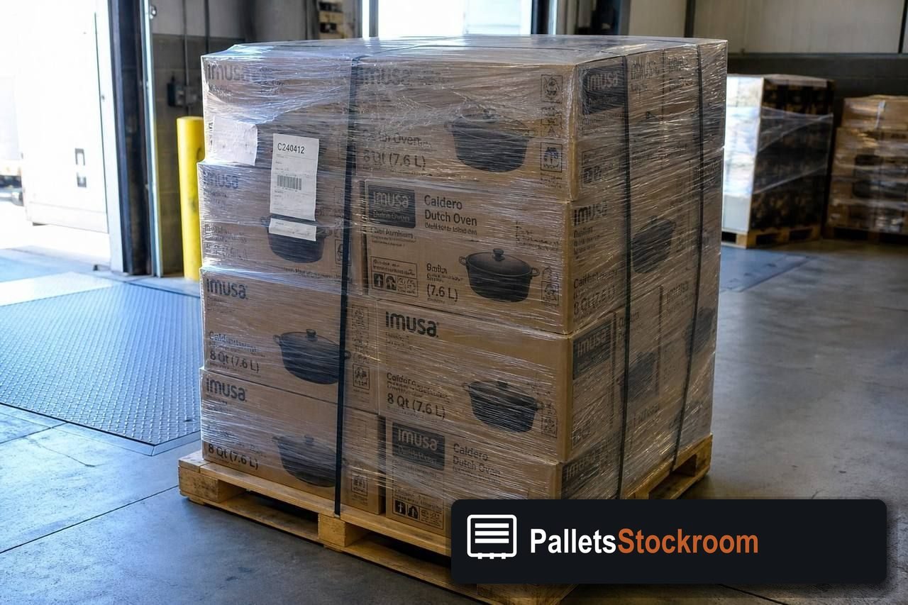 Kitchenware Pallets — Warehouse / shipping context