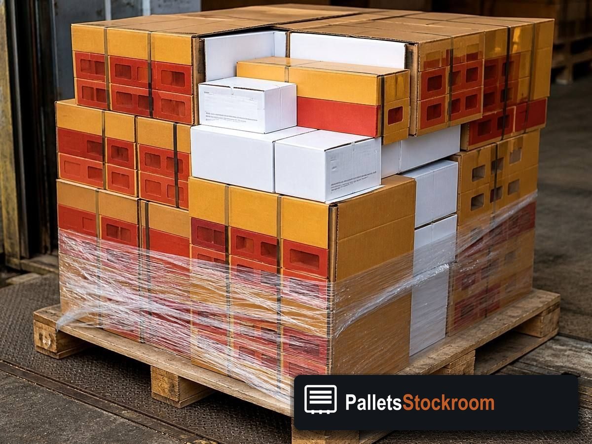 LEGO Liquidation Pallets — Pallet inventory close-up
