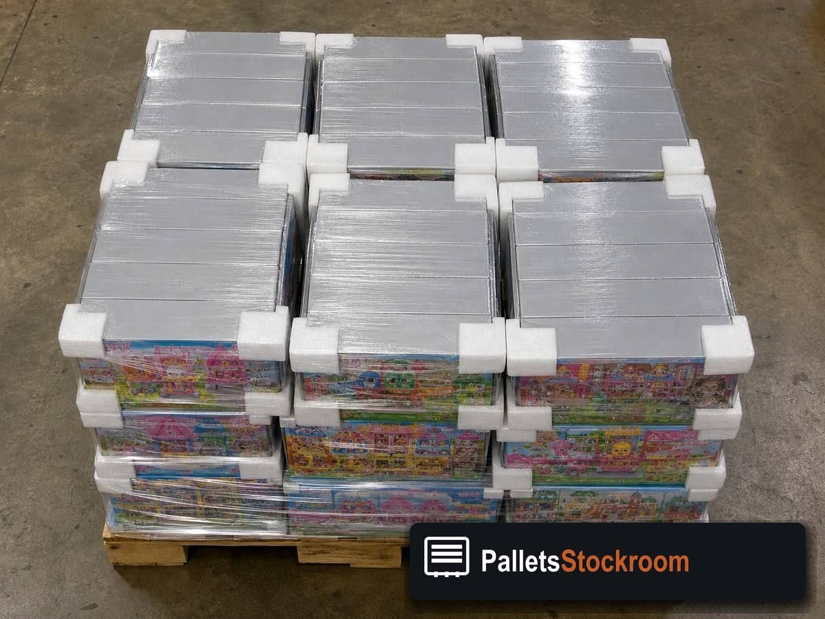 LEGO Liquidation Pallets — Warehouse / shipping context
