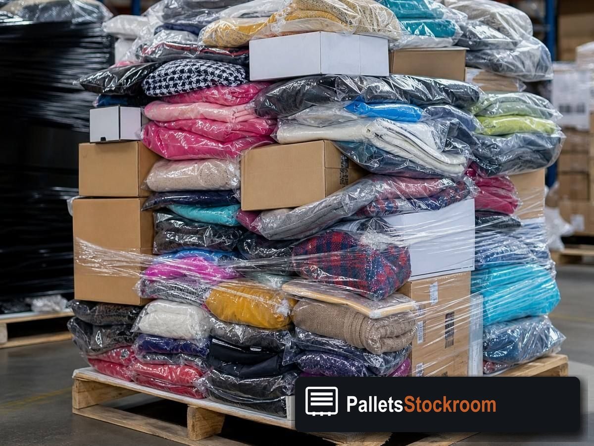 Lululemon Liquidation Pallets — Contents / packed goods detail