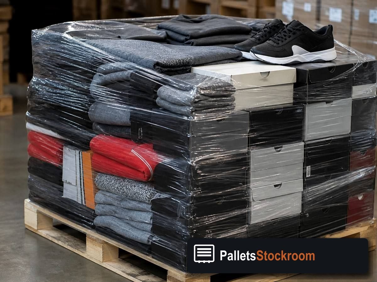 Lululemon Pallets — Full pallet view