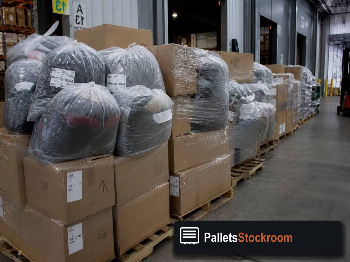 Lululemon Wholesale Pallets — Warehouse / shipping context