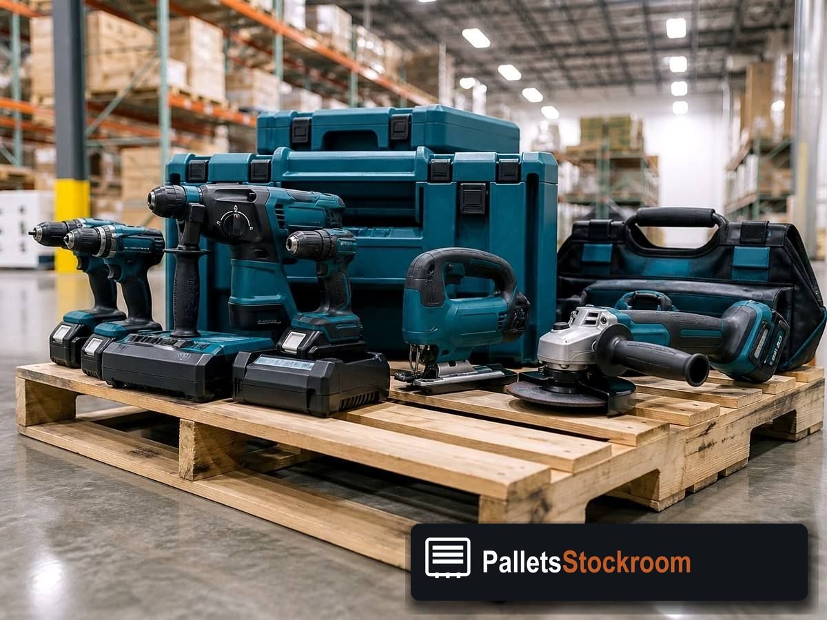 Makita Tool Pallets — Full pallet view