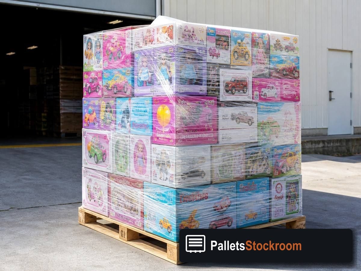 Mattel Toy Pallets — Warehouse / shipping context