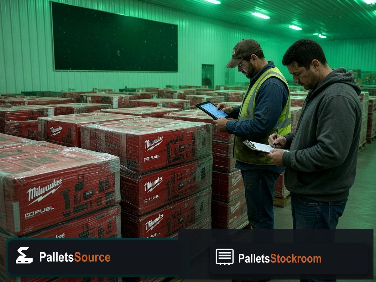 Milwaukee M18 Combo Pallets — Product detail — inventory close-up