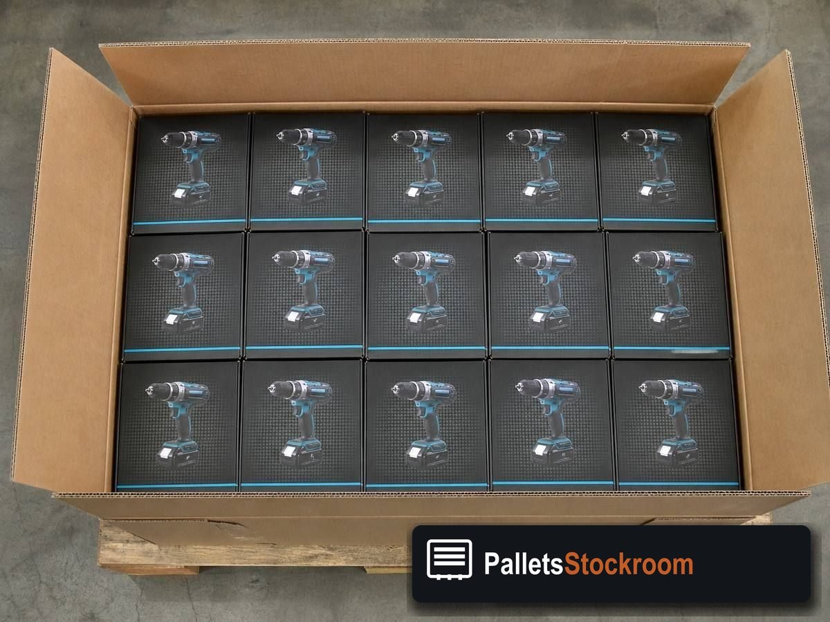 Mixed Tool Pallets — Warehouse / shipping context