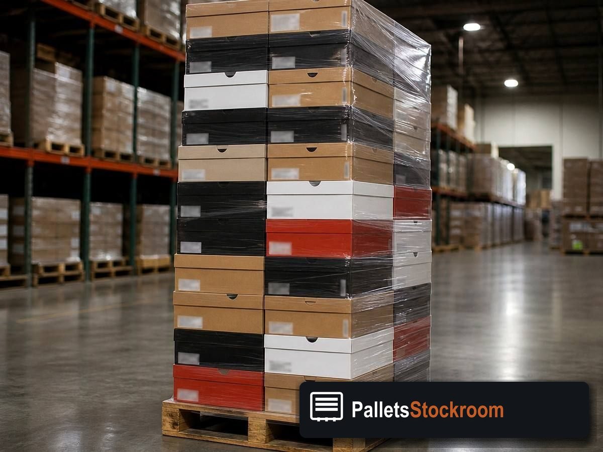 New Balance Shoe Pallets — Contents / packed goods detail