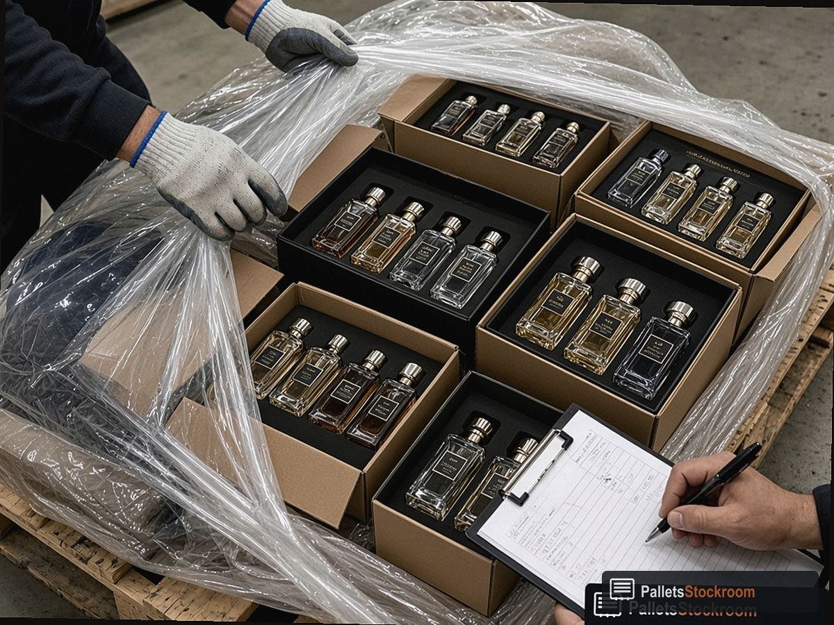 Perfume Gift Set Pallets — Gift-set and carton presentation