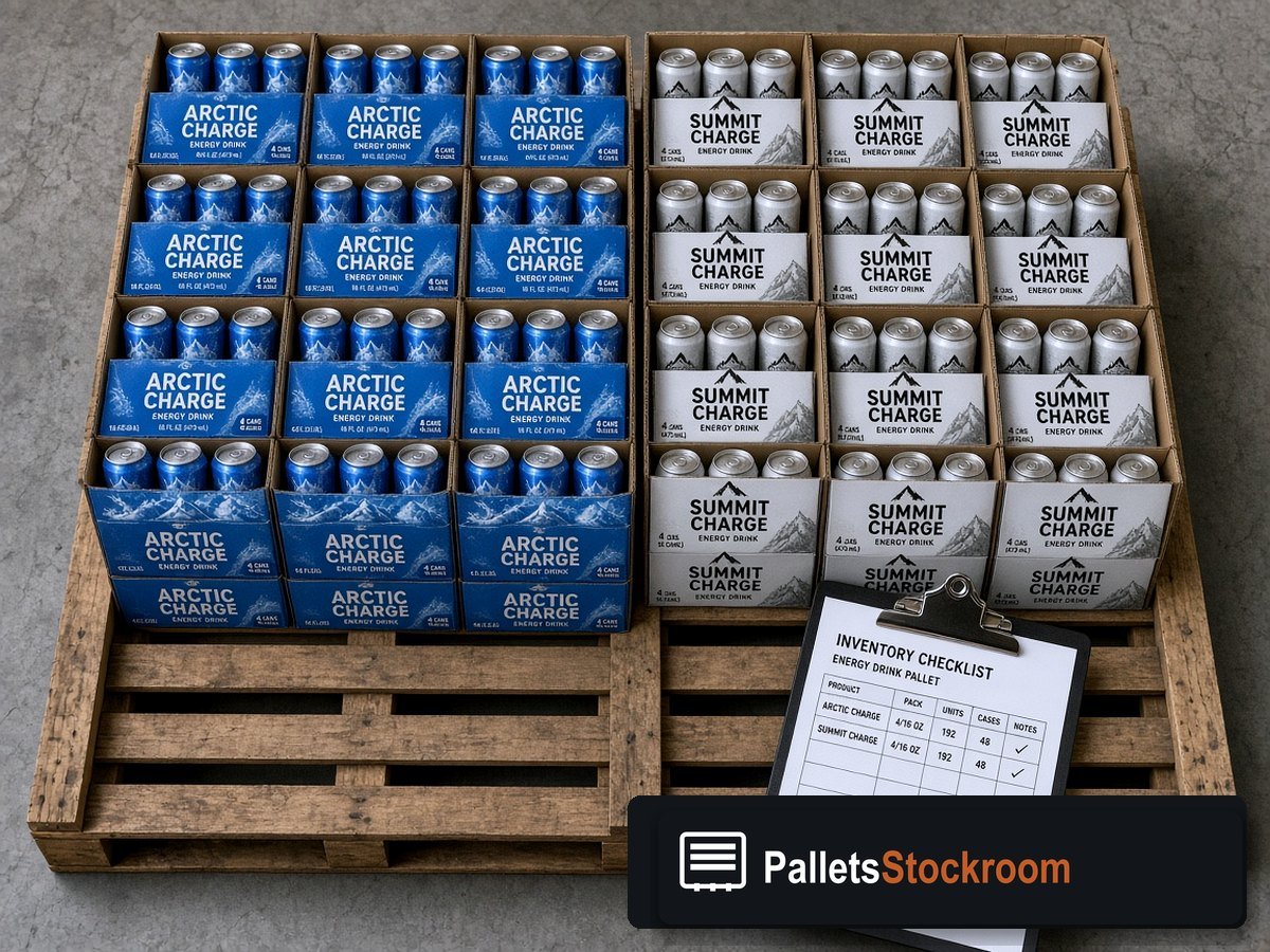 Red Bull Pallets — Dock or aisle staging for freight