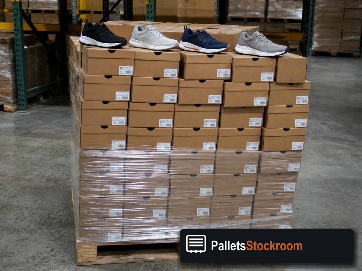 Shoe Pallets — Warehouse / shipping context