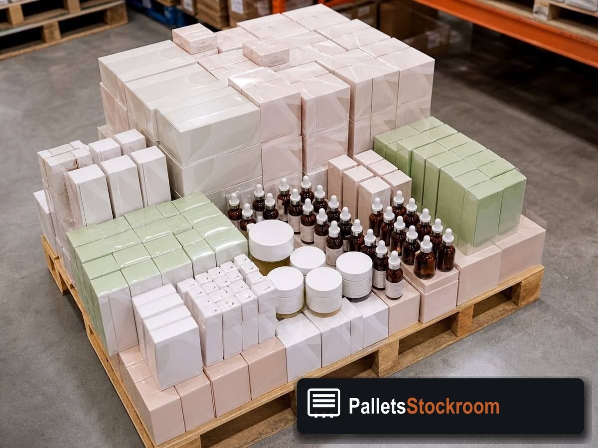 Skincare Pallets — Full pallet view