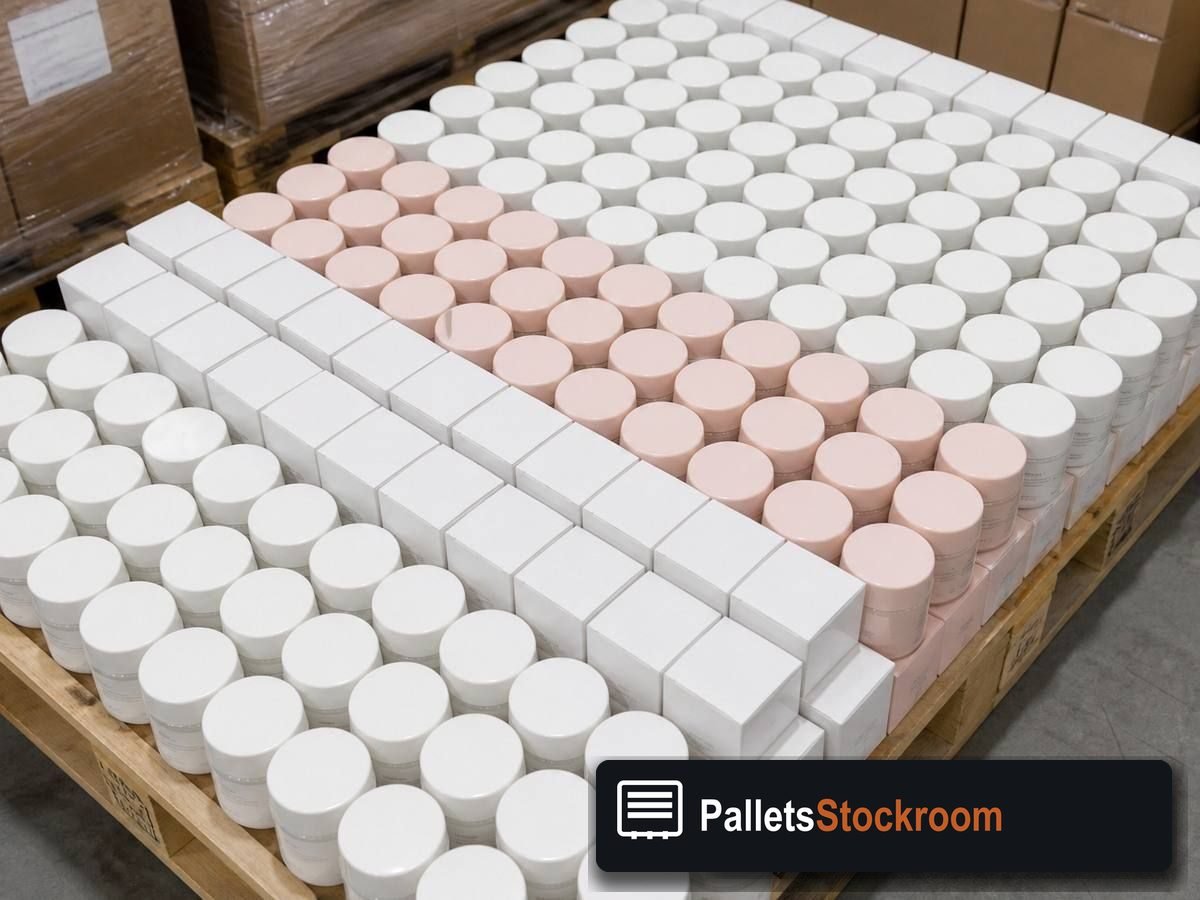 Skincare Pallets — Contents / packed goods detail