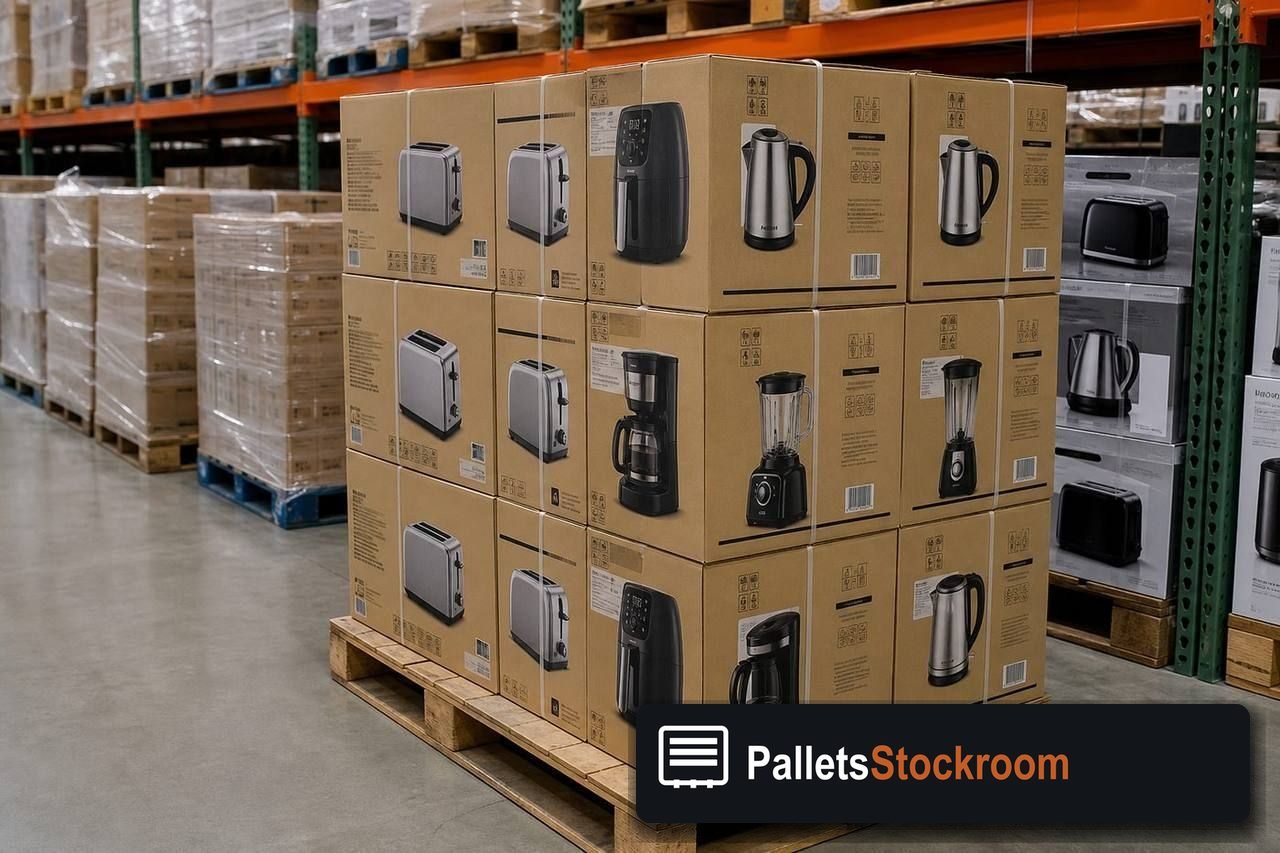 Small Appliance Pallets — Second pallet angle