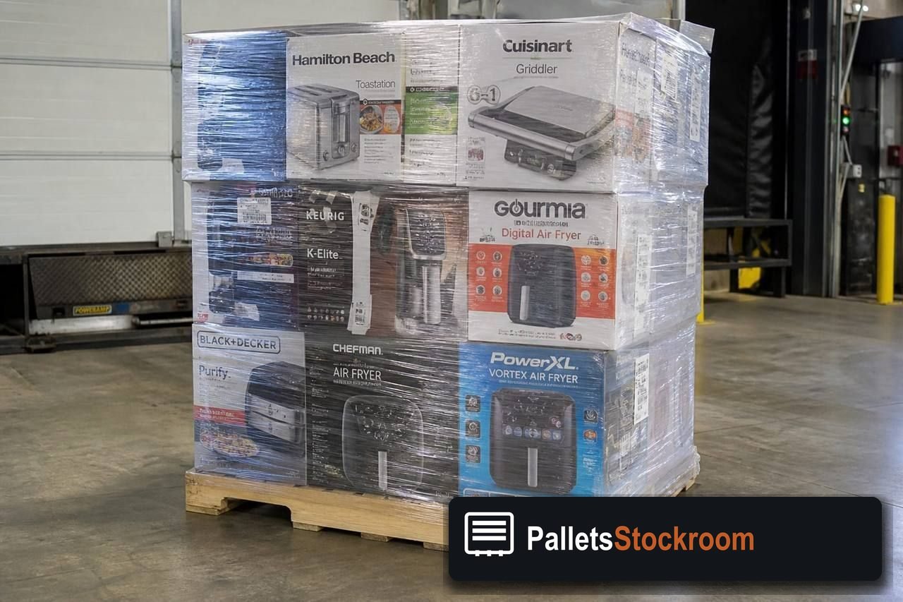 Small Appliance Pallets — Warehouse / shipping context
