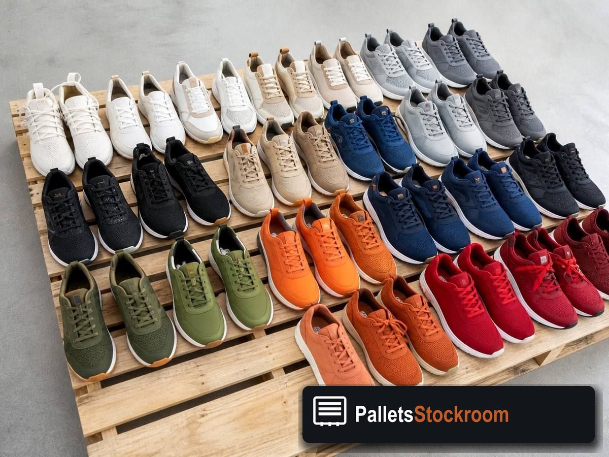 Sneaker Pallets — Full pallet view
