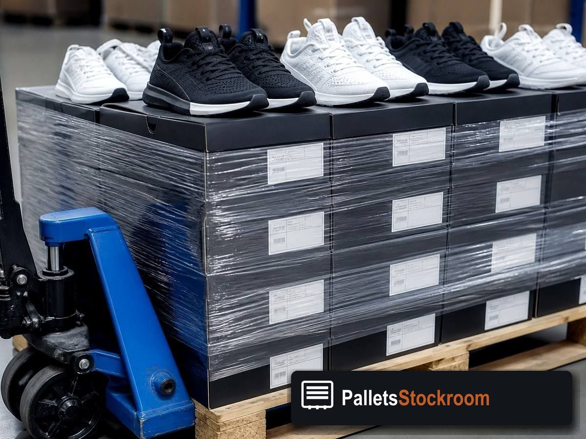 Sneaker Pallets — Contents / packed goods detail