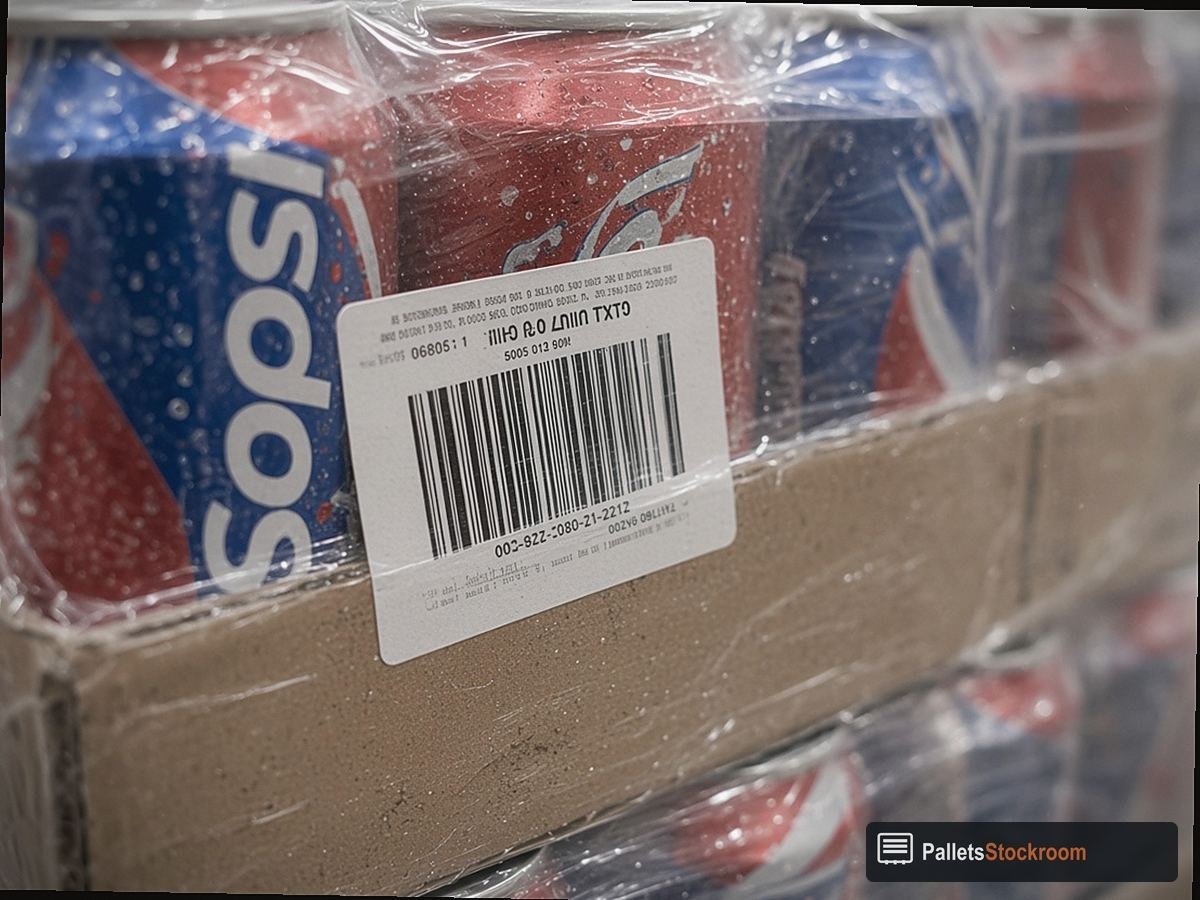Soft Drink Pallets — Assorted units from the lot
