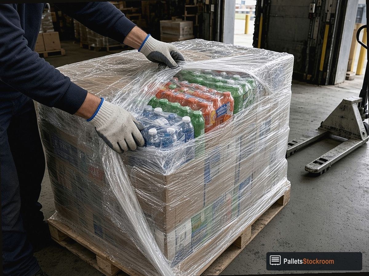 Soft Drink Pallets — Warehouse pallet / packing context